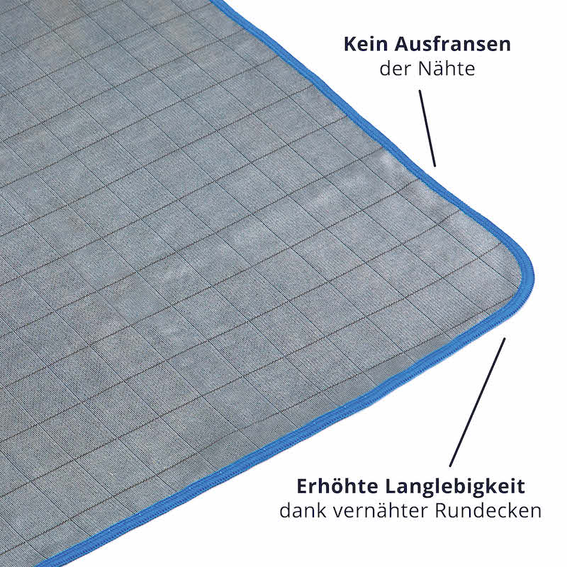 Hochwertig verarbeitet=>Dank vernähter Ränder und Ecken kann das Tuch nicht ausfransen. Dein treuer Begleiter für unzählige Anwendungen.