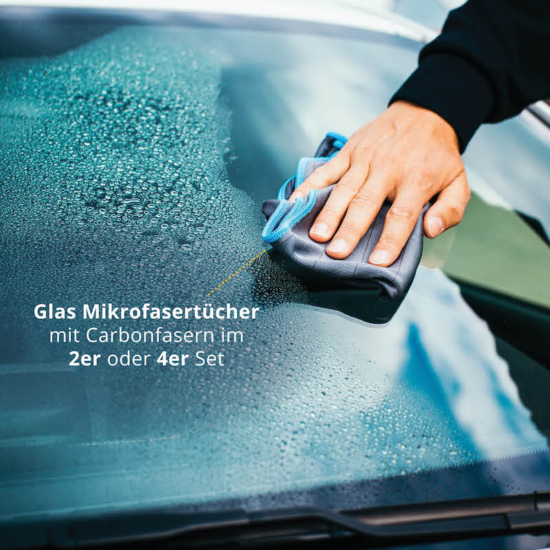 Schlierenfreier Hochglanz => Hochwertige Carbon- und Mikrofasern garantieren eine kristallklare und schlierenfreie Oberfläche, perfekt für den täglichen Einsatz.