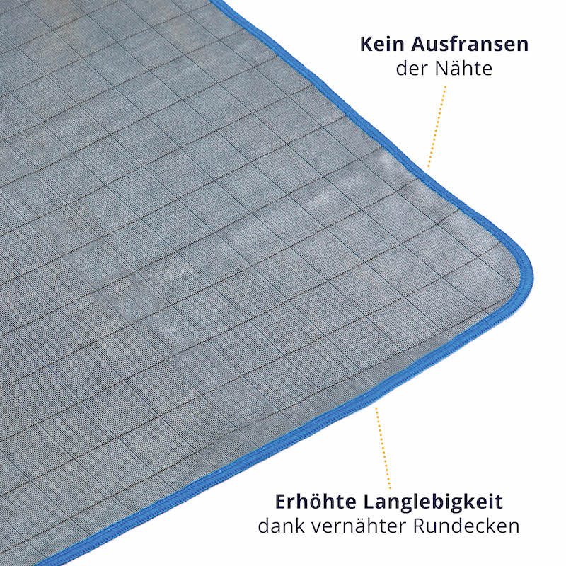 Saugstark und handlich => Dank 350 GSM und 40x50 cm Größe saugt das Tuch Schmutz und Wasser effektiv auf und liegt dabei optimal in der Hand.