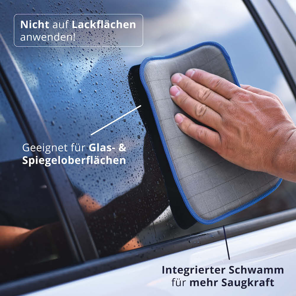 Doppelt hält besser=>Lieferumfang: 2x Glas Pads