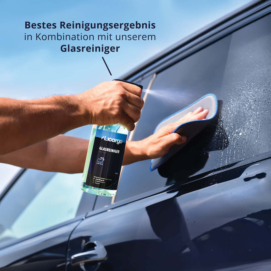 Perfekte Reinigungskombi=>Für das beste Reinigungsergebnis kombiniere die Glas Pads mit unserem Glasreiniger.