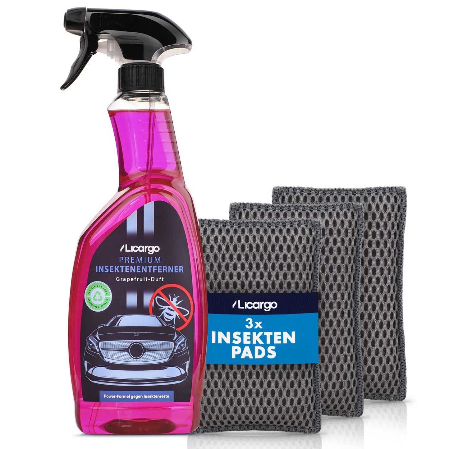 Maximale Reinigungskraft=>Das Insekten Bundle bietet eine kraftvolle Lösung für das mühelose Entfernen hartnäckiger Insektenrückstände von Deinem Fahrzeug.