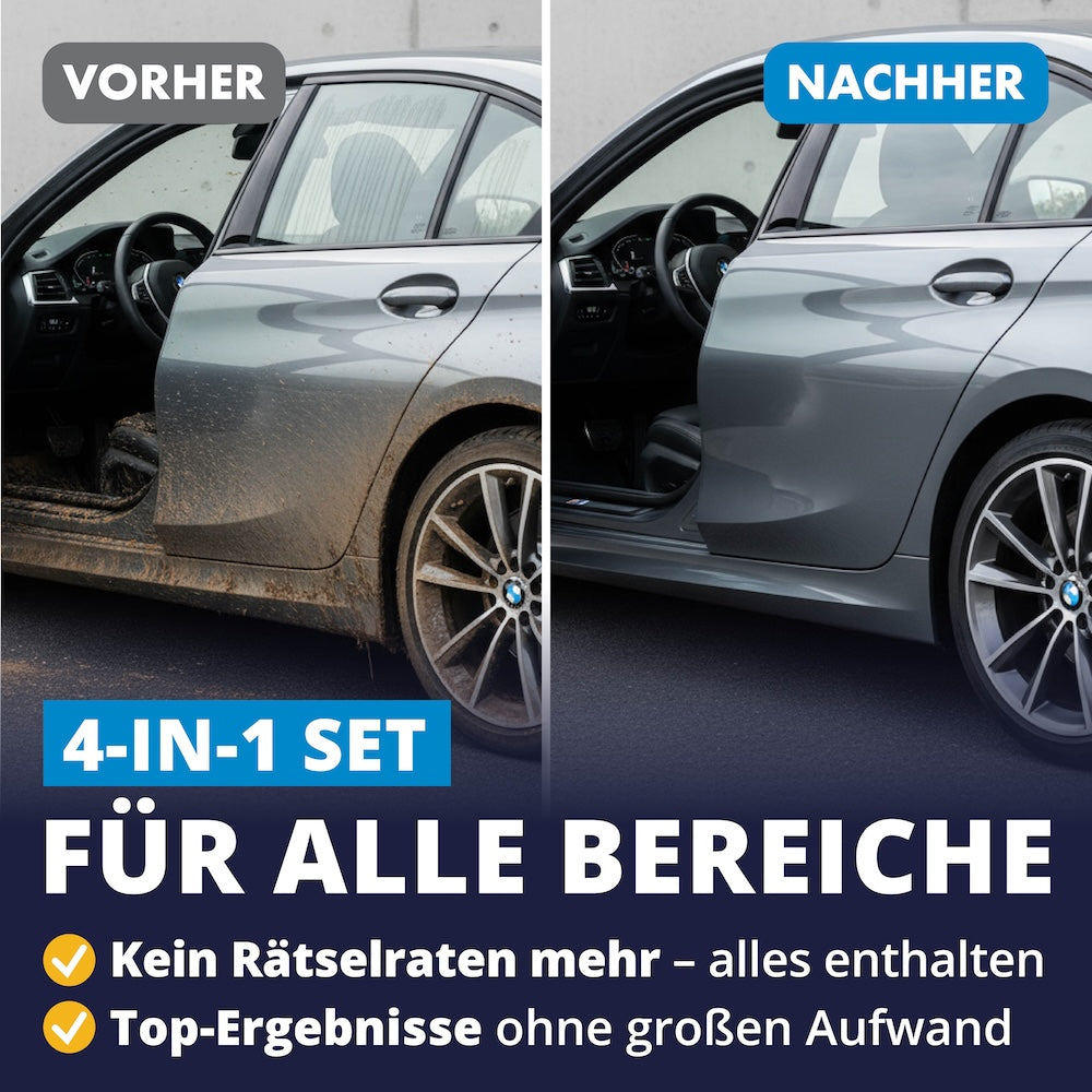 Beeindruckende Ergebnisse=>Wenn Dein Auto glänzt, fühlt sich jede Fahrt anders an – ruhiger, klarer, besser. Du spürst Stolz, Selbstvertrauen und dieses gute Gefühl, dass alles perfekt passt.