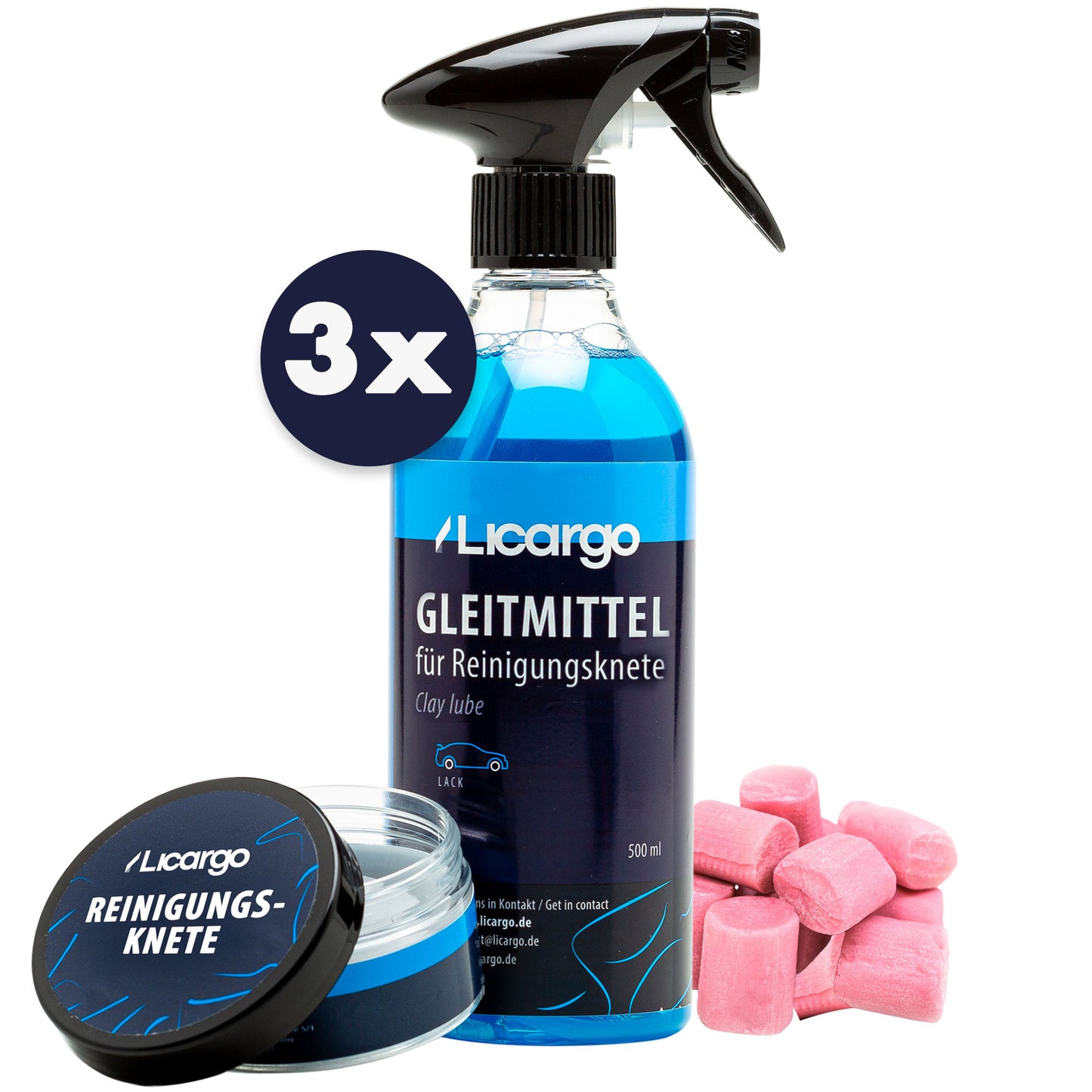 Perfekte Vorbereitung=>Durch die gründliche Behandlung mit unserer Reinigungsknete bleiben anschließende Versiegelungen um ein Vielfaches länger erhalten.