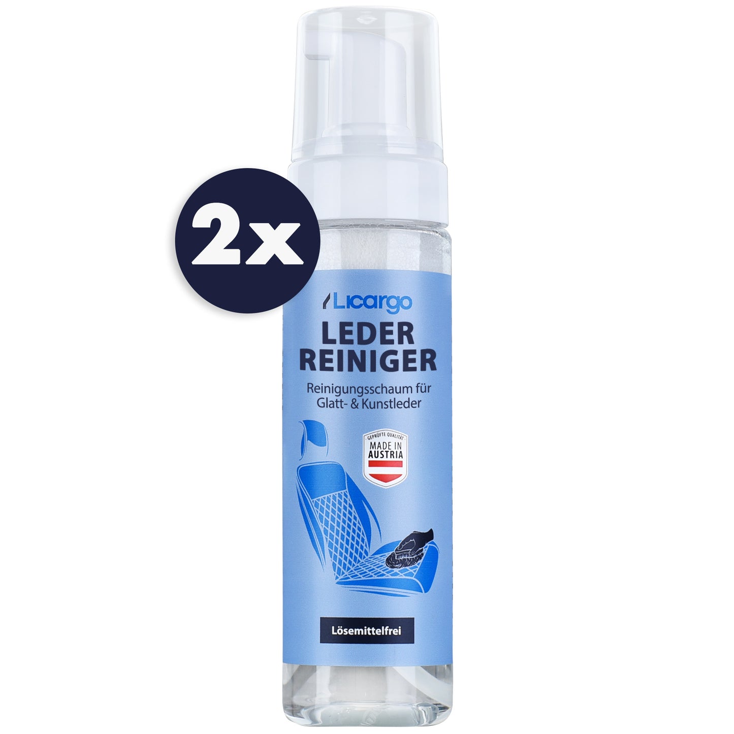 Leder Reinigungsschaum=>Unser hochwertiger Lederreinigungsschaum bietet optimalste Pflege für Deine Ledersitze. Seine effektive Reinigungsformel entfernt schonend Schmutz, Flecken und Ablagerungen.