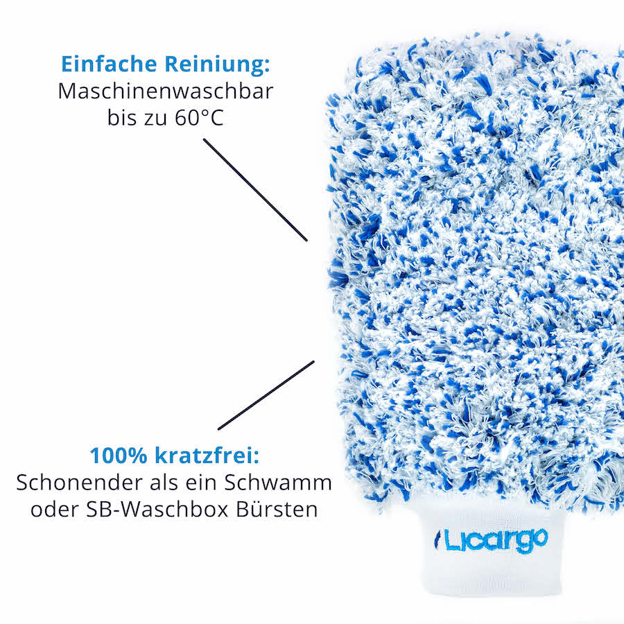 Pflegeleicht & langlebig=>Nach der Wäsche einfach bis zu 60°C in der Maschine reinigen – für eine dauerhaft hygienische Autopflege.