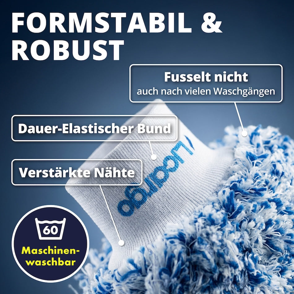 Für den dauerhaften Einsatz=>Auch bei regelmäßiger Nutzung behält der Waschhandschuh seine Struktur und Funktion. Die hochwertige Verarbeitung sorgt für gleichbleibende Leistung über viele Waschgänge hinweg.