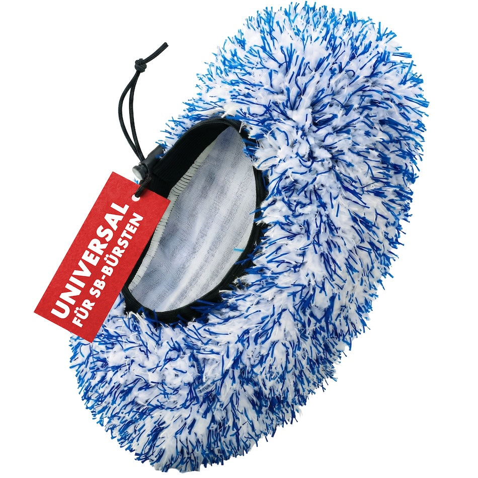 Die sichere Lösung für die Waschbox=>Unser Brush Cover verwandelt jede SB-Bürste in ein lackschonendes Waschtool. Ideal für alle, die ihr Fahrzeug auch in der Waschbox ohne Risiko reinigen möchten!