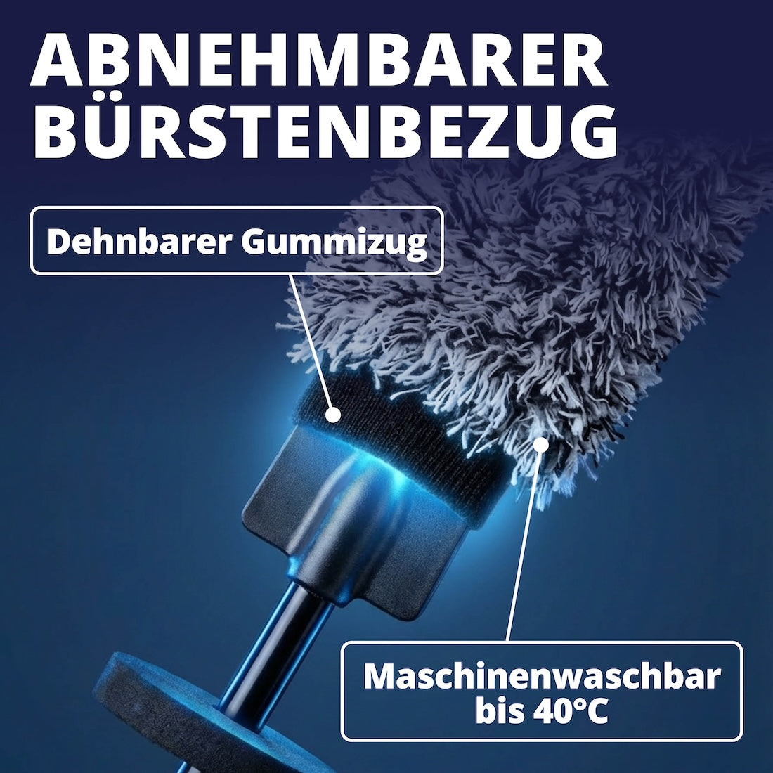Waschbarer Bezug=>Der Mikrofaserbezug lässt sich dank flexiblem Gummizug einfach abnehmen. Nach der Reinigung kannst Du ihn bequem bei bis zu 40°C in der Maschine waschen.