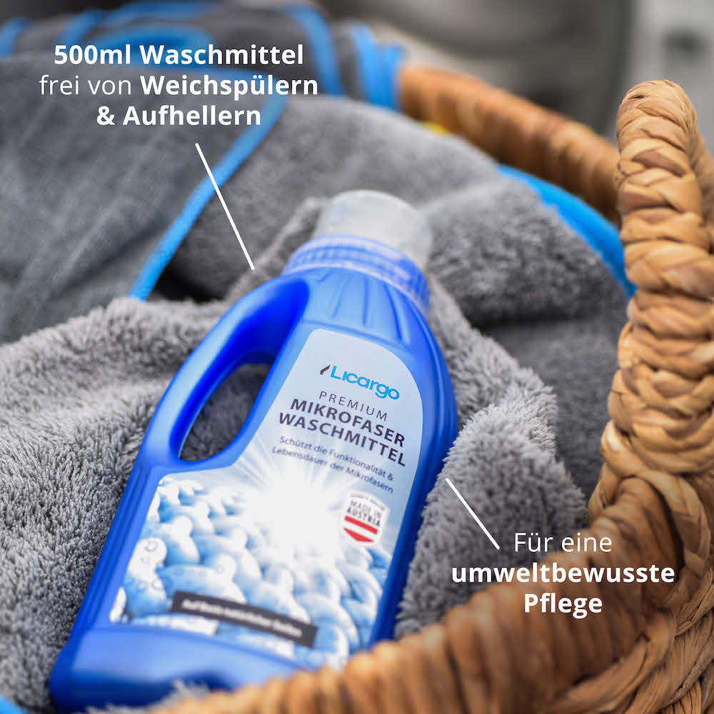 Auf Basis natürlicher Seifen=>Entscheide Dich für eine umweltbewusste Pflege ohne Weichspüler oder Aufheller!