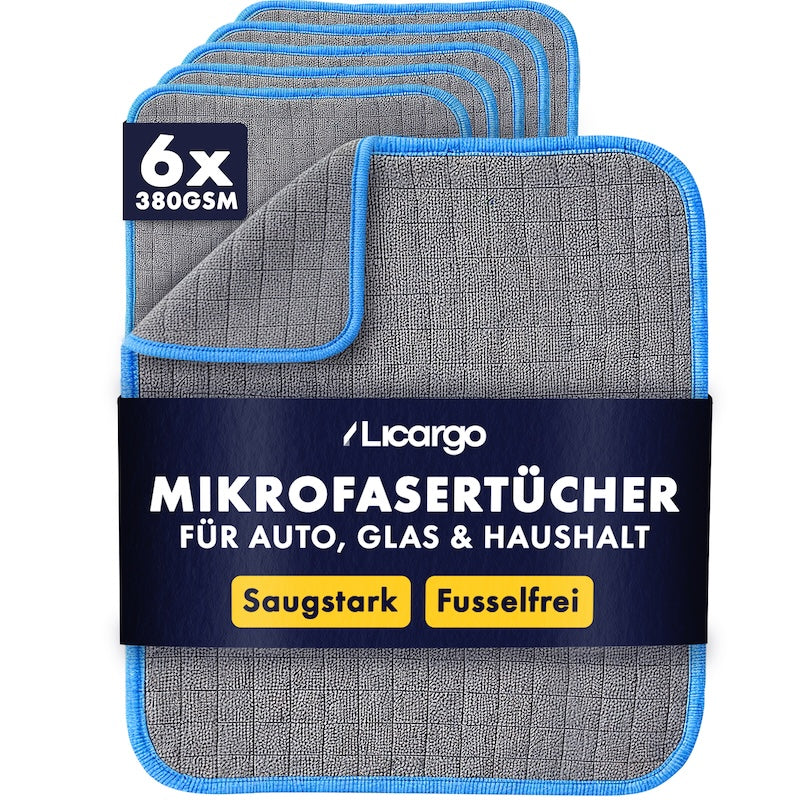 Allround Mikrofasertücher 380 GSM