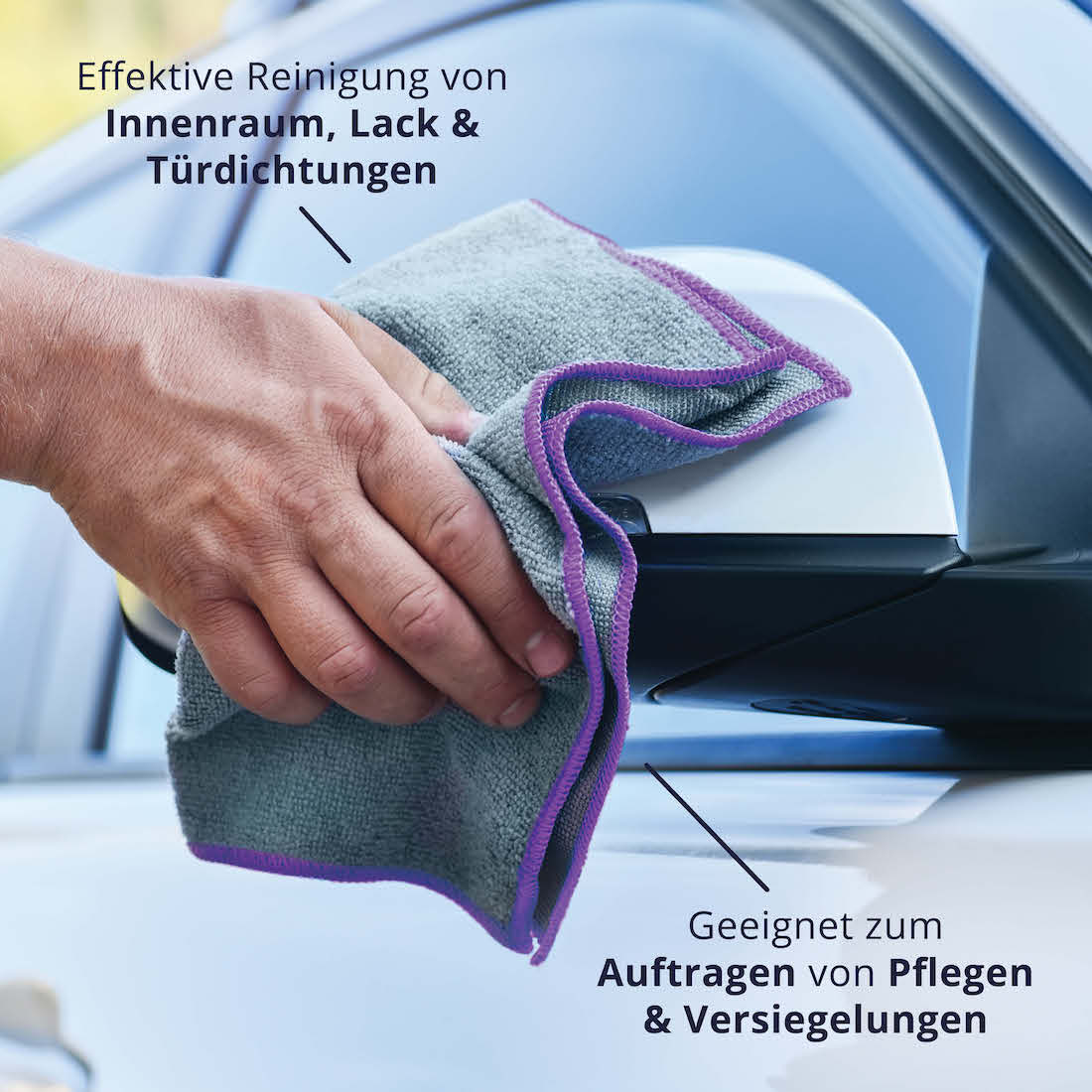 Vielseitig einsetzbar=>Die Tücher eignen sich für alle Oberflächen im Innenraum sowie für Lack und Türdichtungen. Tipp: Optimal auch zum Auftragen von Pflegen und Versiegelungen!