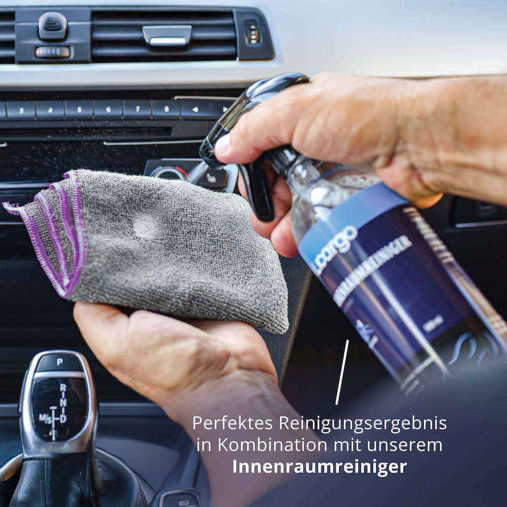 Power Duo=>Um ein perfektes Reinigungsergebnis zu erzielen empfehlen wir unseren Innenraumreiniger.