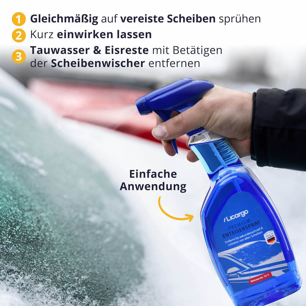 ILKA-Enteiser Spray  Schnelles Enteisen von Scheiben, Auftauen von  Schlössern - ILKA-Chemie GmbH