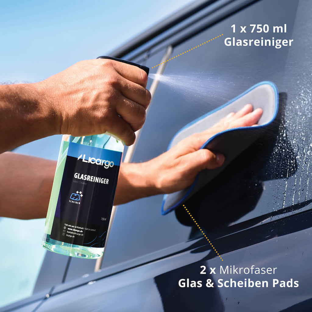 LICARGO® Scheibenversiegelung Auto - extremer Abperleffekt für klare Sicht  - Glasversiegelung Auto für wasserabweisende Scheiben (Scheibenversiegelung  250ml) : : Auto & Motorrad