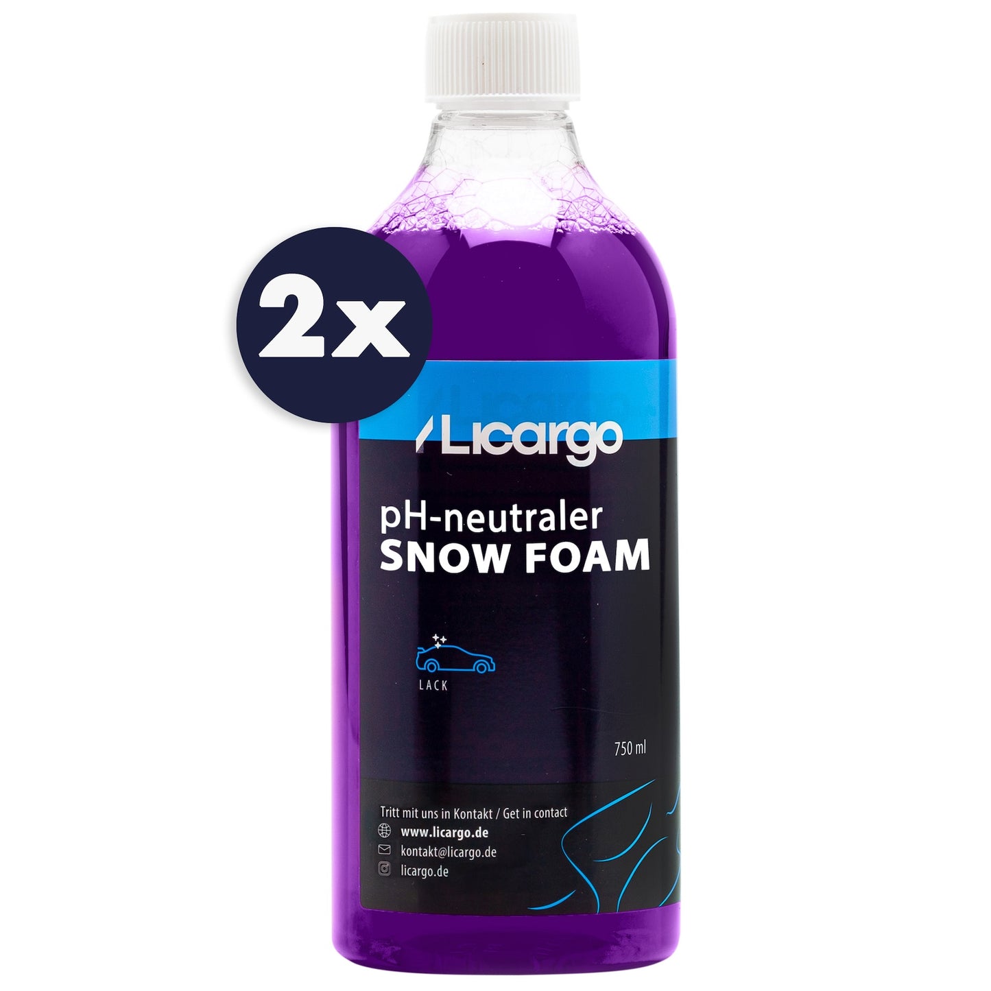 Mit pH-neutraler Formel=>Unser Snow Foam ist ein pH-neutrales Reinigungskonzentrat, das eine gründliche Reinigung ohne Angriff auf Wachs-, Sprüh- & Keramikversiegelungen bietet.