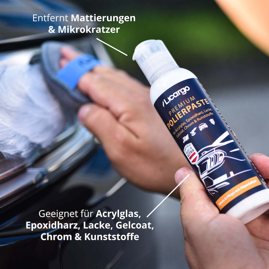 Vielfältige Anwendung=>Lieferumfang: 1x Universal Polierpaste - 150 ml