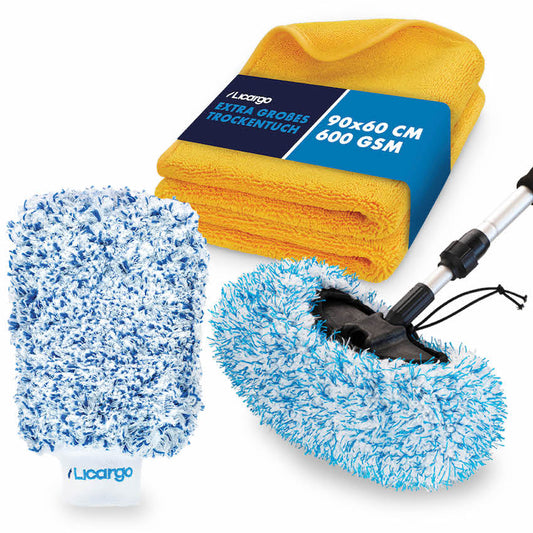 Waschhandschuh fürs Auto  LICARGO-Microfaserhandschuh – Licargo