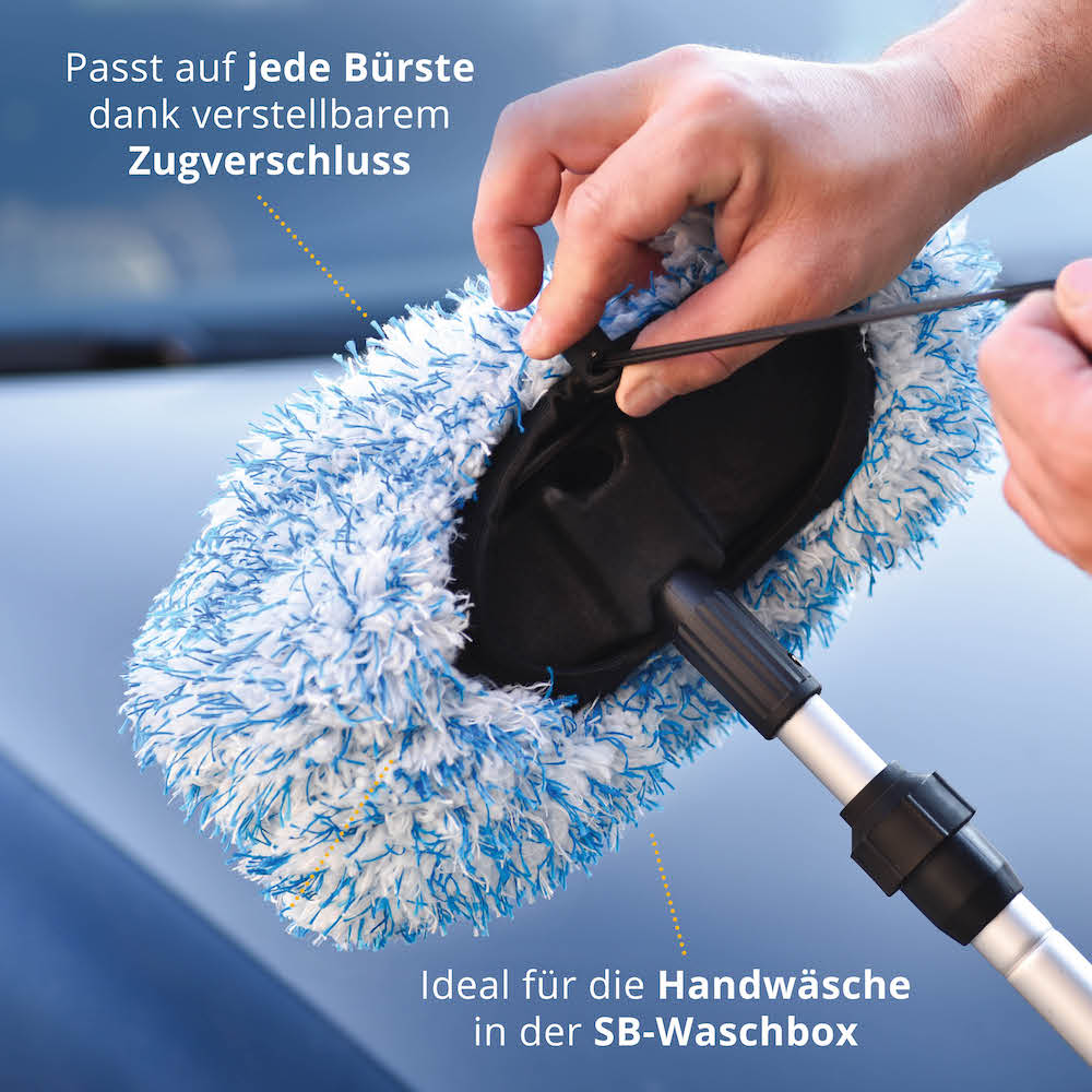 STERNSCHEIN Premium Auto Putz Set inkl. Microfasertuch - Poliertuch und  Waschhandschuhen - für Männer Papa Geschenke Weihnachten - (3)