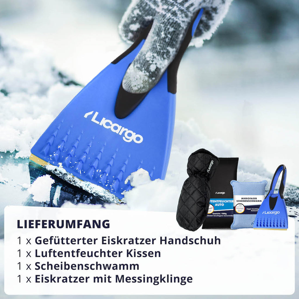 Winter Set Basic Eiskratzer - 4 Helfer für den Winter