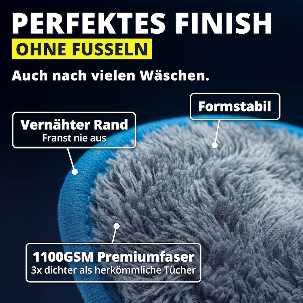 Qualität, die man spürt=>Jedes Detail ist auf Langlebigkeit ausgelegt: vom vernähten Rand bis zur formstabilen Premiumfaser, die auch nach vielen Wäschen nicht nachlässt.