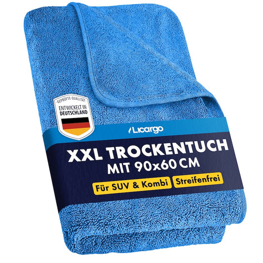 Das ultimative Trockentuch=>Das Premium-Tuch kombiniert beeindruckende Saugkraft mit streifenfreier Trocknung. Es schont den Lack, deckt große Flächen mühelos ab und sorgt für ein perfektes Ergebnis.