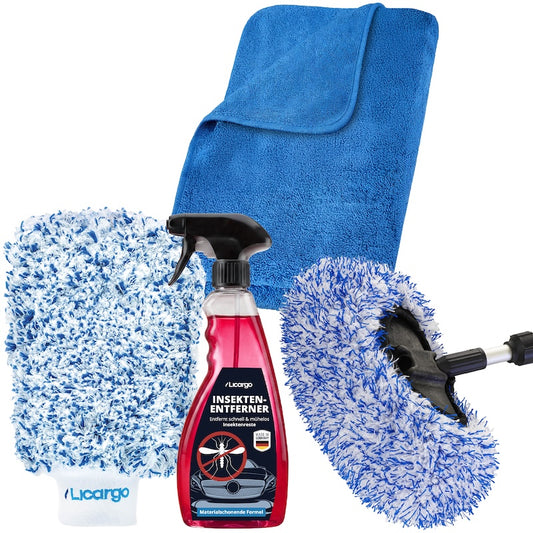 Kratzfreie Autowäsche in Rekordzeit=>Verwandle jede simple SB-Box in eine Profi-Pflegestation. Alles, was du für eine gründliche Reinigung und streifenfreies Trocknen brauchst, in einem einzigen Paket.